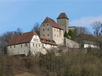 Das Foto basiert auf dem Bild "Schloss Tierberg" aus dem zentralen Medienarchiv Wikimedia Commons und steht unter der GNU-Lizenz für freie Dokumentation. Der Urheber des Bildes ist Bernd Haynold.
