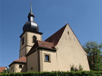 Das Bild basiert auf dem Bild: "Dorfkirche in Niederwerrn" aus dem zentralen Medienarchiv Wikimedia Commons und wurde unter der GNU-Lizenz für freie Dokumentation veröffentlicht. Der Urheber des Bildes ist Dr. Volkmar Rudolf.