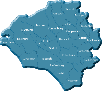 Kreis Wiesbaden Kreisgebiet Wiesbaden