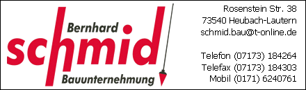 Bernhard Schmid Bauunternehmung Heubach