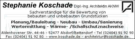 Architektin Koschade - Alsdorf