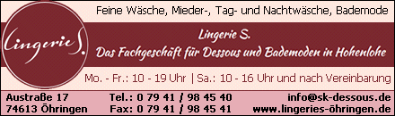 Lingerie S Öhringen