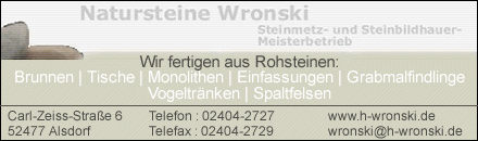 Wronski Natursteine Alsdorf