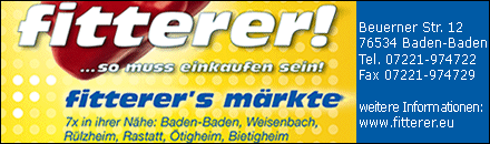 Fitterers Märkte Baden-Baden