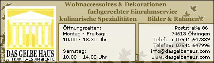 Wohnaccessoires Öhringen