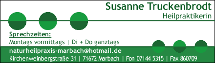 Susanne Truckenbrodt Heilpraktikerin