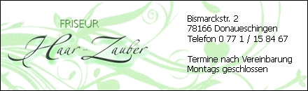 Friseur Haar-Zauber