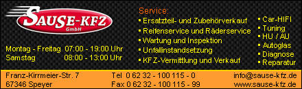 Sause Kfz GmbH Speyer