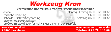 Werkzeug Kron