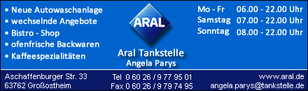 ARAL Tankstelle Angela Parys Großostheim