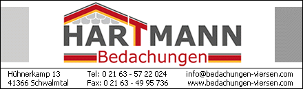 Hartmann Bedachungen Schwalmtal