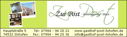 Gasthof Zur Post Ilshofen