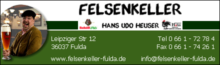 Felsenkeller Hans-Udo Heuser Fulda