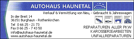 Autohaus Haunetal Thomas Barth Burghaun - Rothk.
