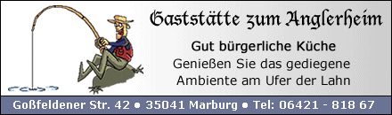 Gaststätte zum Anglerheim Marburg