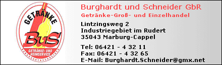 Burghardt und Schneider GbR Getränke