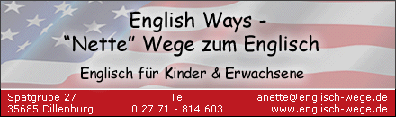 English Ways "Nette" Wege zum Englisch Annette Wege Dillenburg