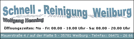 Schnell Reinigung Henning Weilburg