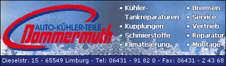 Dommermuth Auto-Kühler-Teile Limburg