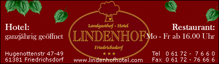 Landgasthof-Hotel Lindenhof Friedrichsdorf