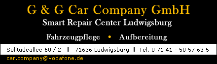 G & G CAR COMPANY Ludwigsburg