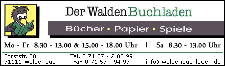 Der WaldenBuchladen Waldenbuch