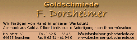 Goldschmiede F. Dorsheim  Bensheim
