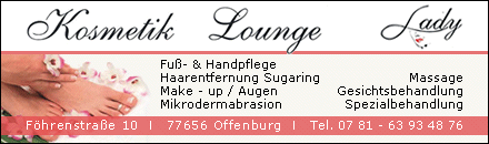 Kosmetik Lounge Lady Offenburg