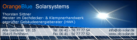 Solarsystem OrangeBlue Pohlheim