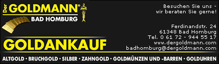 Goldankauf Der Goldmann Bad Homburg