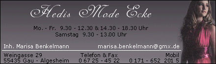Mode Hedis Mode Ecke Gau - Algesheim