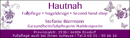 Fußpflege & Second - Hand - Shop Hautnah Ensdorf