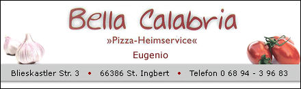 Pizza Bella Calabria St. Ingbert