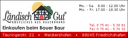 Bauer Baur Ländisch Gut Friedrichshafen