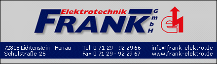 Elektrotechnick Frank GmbH Lichtenstein