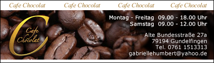Süßes Cafe in Gundelfingen Chocolat Gundelfingen