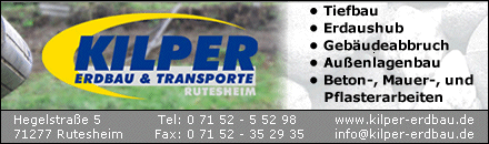 Kilper Erdbau & Transporte Rutesheim