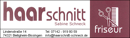 Haarschnitt Sabine Schenk Bietigheim