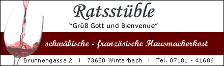 Restaurant Gaststätte Ratsstüble Winterbach