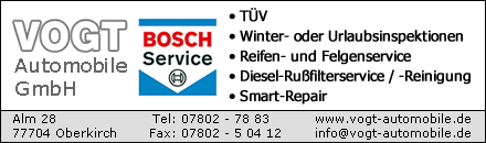 Vogt Automobile Bosch Service Oberkirch