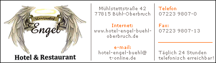 Hotel Restaurant Landgasthof Engel Bühl