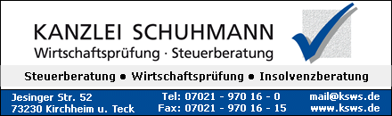 Steuerberatung Kanzlei Schuhmann Kirchheim