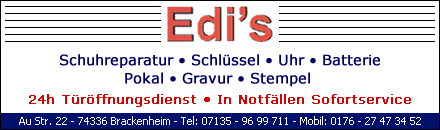 Edi´s Schlüsseldienst Brackenheim