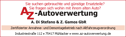 Autoverwertung - AZ Mühlacker