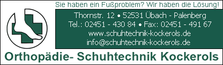 Orthopädie-Schuhtechnik Kockerols Übach-Perlenberg