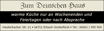 Zum Deutschen Haus Erbach-Güntersfürst