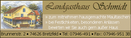 Landgasthaus Schmidt Bretzfeld