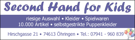 Second Hand for Kids Öhringen