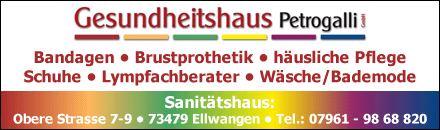 Gesundheitshaus Petrogalli GmbH Ellwangen