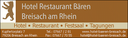 Hotel Restaurant Bären BReisach am Rhein